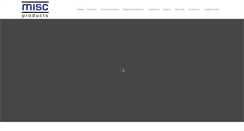 Desktop Screenshot of miscproducts.com
